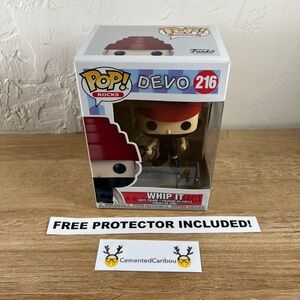 Devo Whip It Funko Pop #216 Vaulted MINT